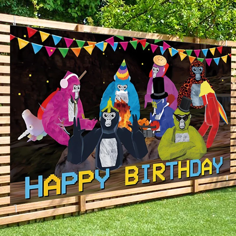 Gorilla Tag Birthday Party Banner [Digital Download]