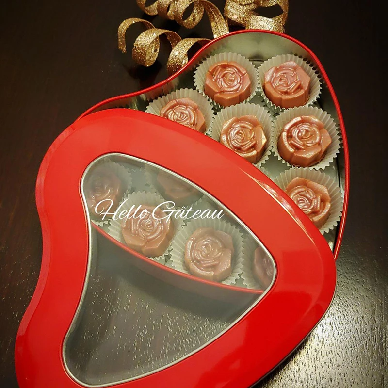 Blume Silikon Formen Rose Schokolade Süßigkeiten Form Für Fett Bomben Gummibärchen Kuchen Cupcake Seife Kerze Dekoration Wachs Schmilzt Eiswürfel – Detail 14