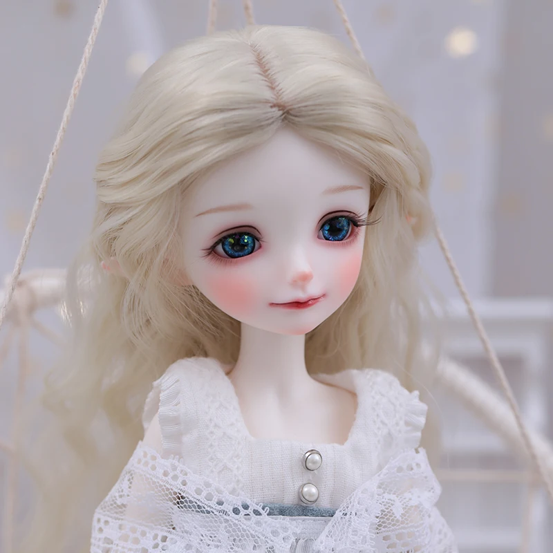

New Arrival 1/3 1/4 1/6 1/8 Bjd Wig High Temperature Long Wavy Lovely Hair MSD SD For BJD Doll