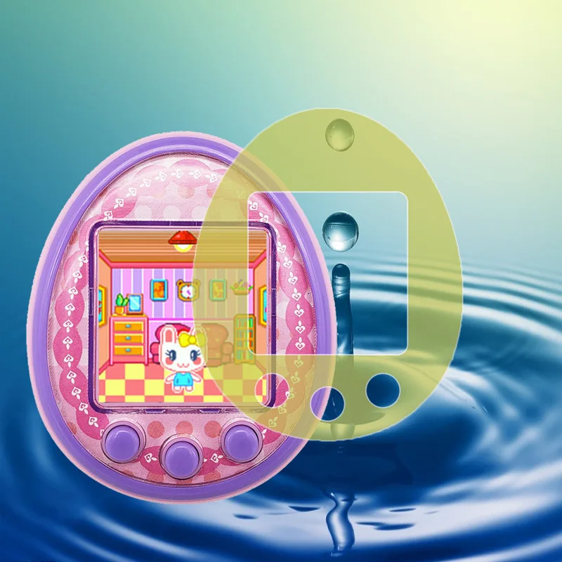 5PCS Electronic Virtual Digital Pet Game Machine Protection Film Gold TPU Protective Soft Film For Tamagotchis Pix/Meets/Sweets 4