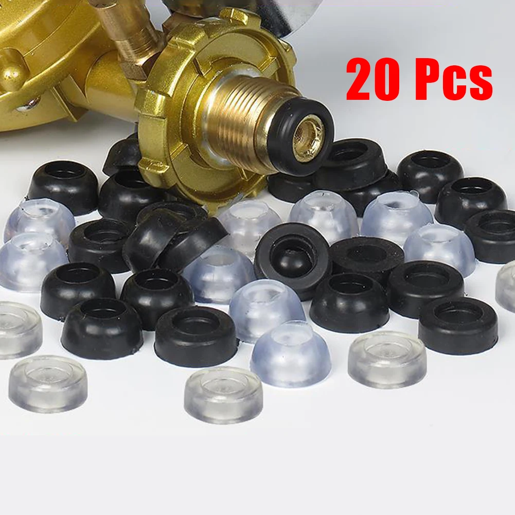 20pcs Rubber Seals Ring Outdoor Cooking BBQ Bottle Gas Tank Pressure Reducing Valve for bbq gas valve
