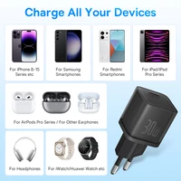Baseus 30W GaN Charger Phone charger For iPhone 16 15 14 13 12 Pro Max USB C Charger Support PD QC PPS Fast Charging For Laptop - Image 6