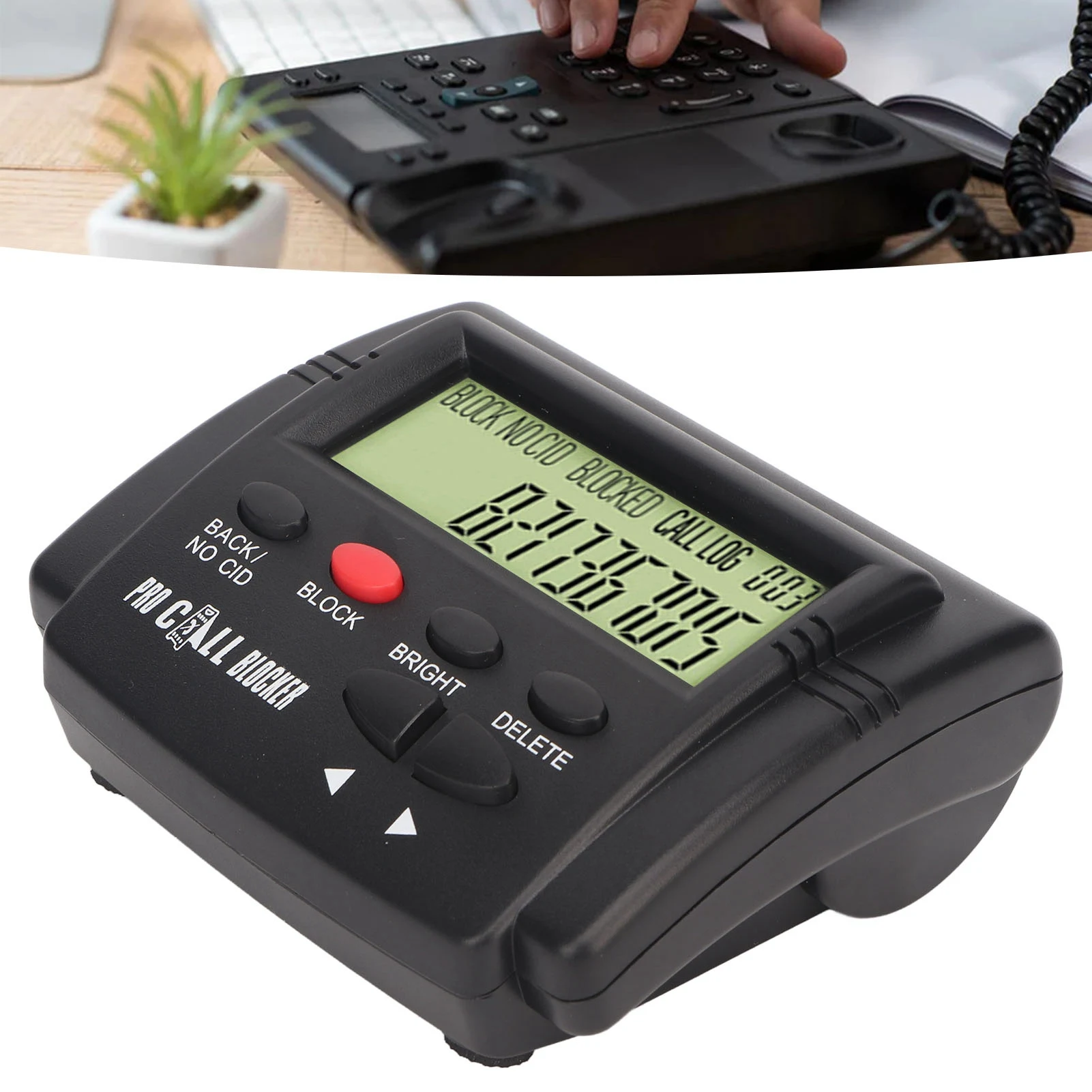 Call Blocker 4000 Groups Large Capacity Prevent Harassment Caller ID Box with LCD Display