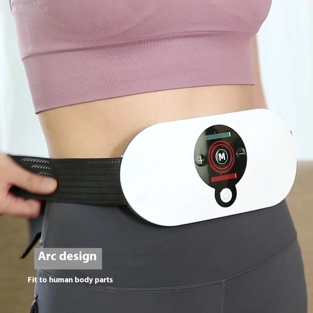Abdominal Fat Dumping Machine Warm Waist And Abdomen Massager Vibration Pulse Belt Hot Massage Instrument Fat Dumping Machine