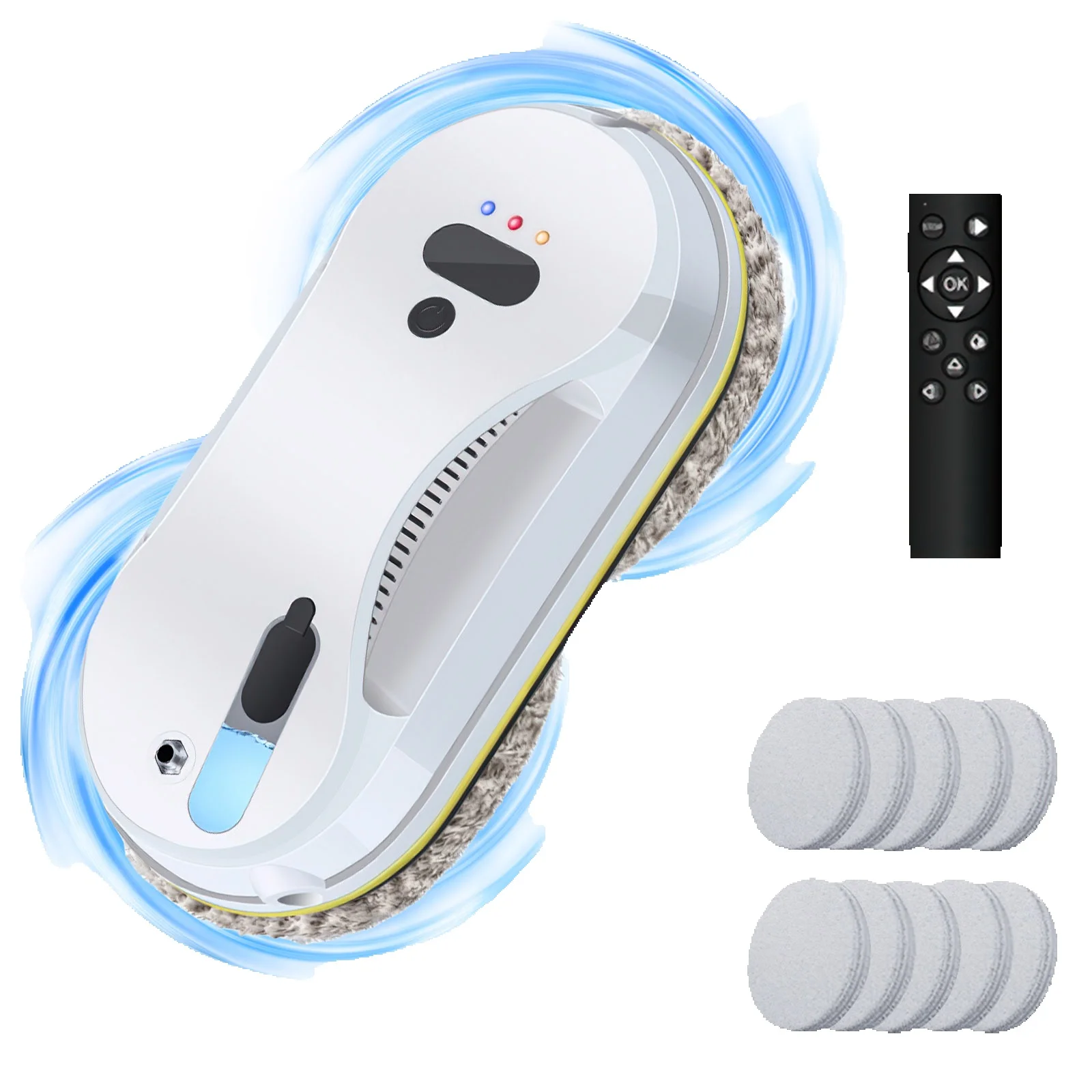 Household window automatic water spray cleaning robot vacuum cleaner remote control electric window wiper household glass wiper