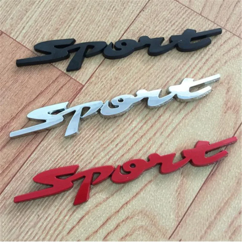 3D Chrome Racing Emblem Sticker 2