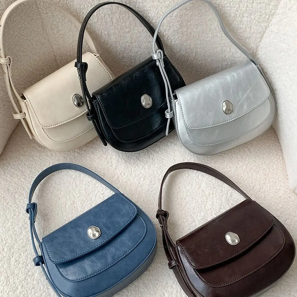 

Сумка на плечо из искусственной кожи под подмышки, Женская Серебристая маленькая квадратная сумочка, уличный кошелек