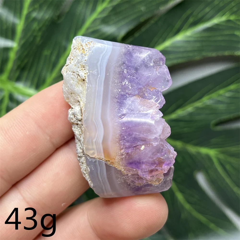 Natural Gemstone Agate Amethyst Original Mineral Specimen Home Room Decoration Holiday Gift Spirit Stone Healing 5