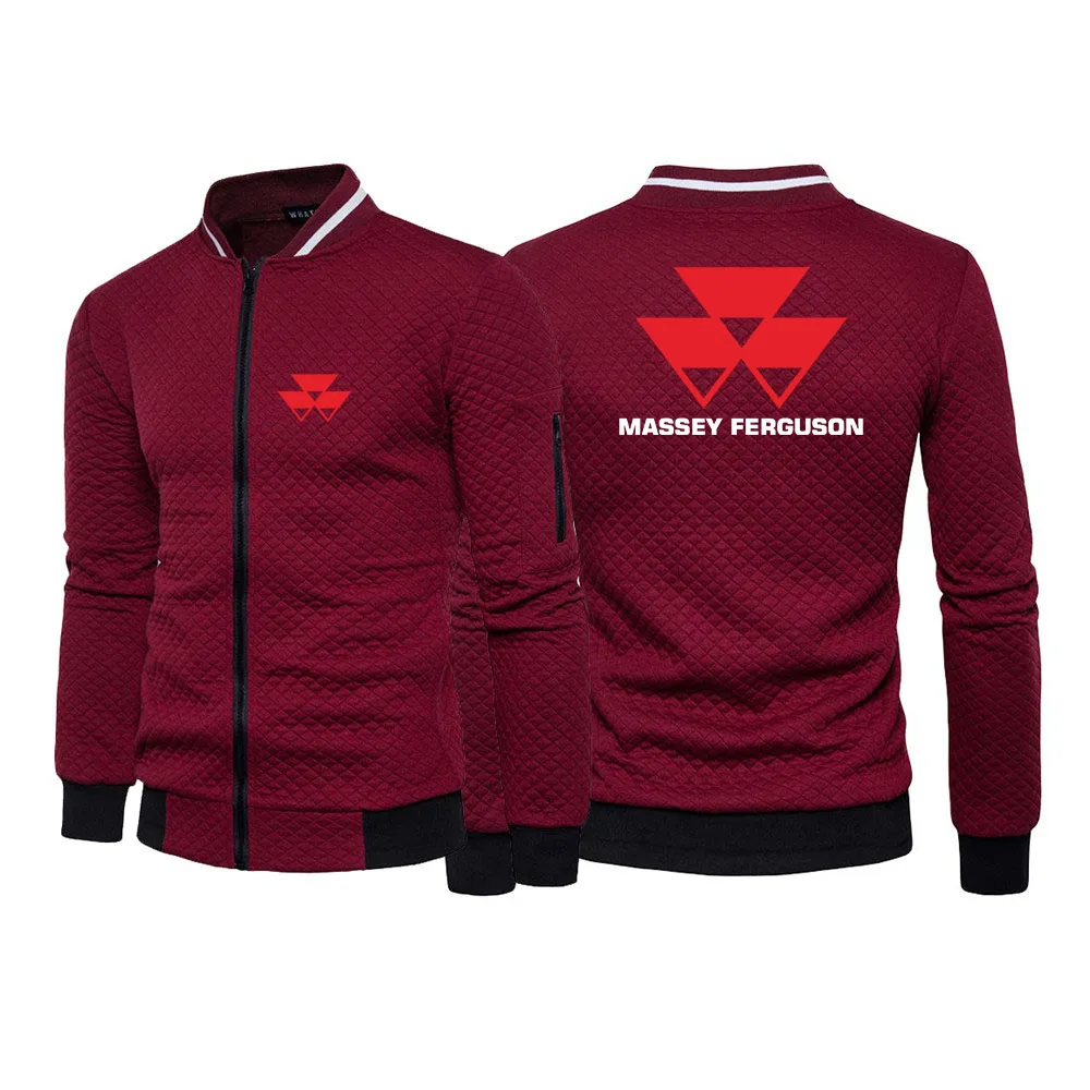 Mens Long Sleeve Fashion Sports Zipper Hoodie Jacket