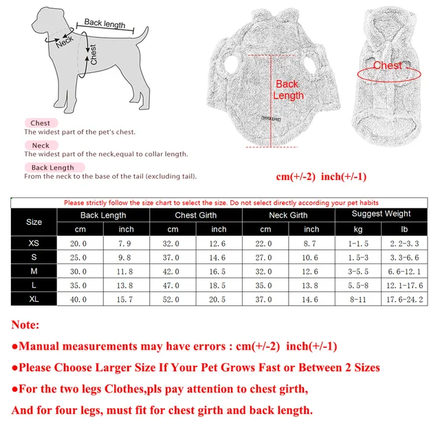 Soft Pet Coat For Small Medium Dogs Cats Dog Fleece Warm Cat Hoodies For Winter Funny Cute Rabbit Ear Sphynx Puppy Kitty Clothes 6
