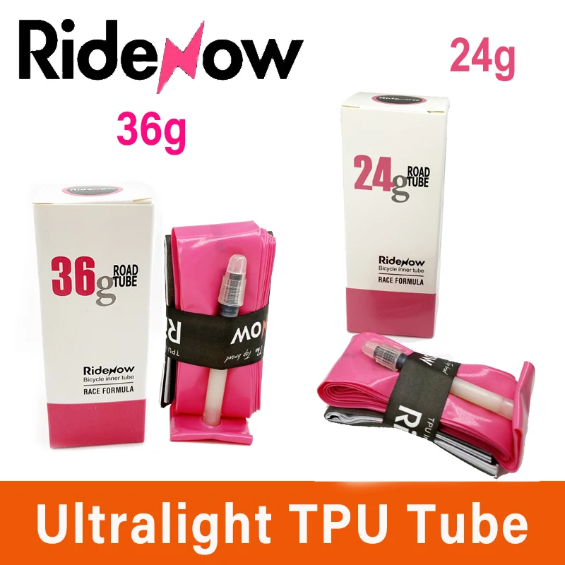 2 Pack Vélo Tube Intérieur Ultraléger TPU Route Pneu à Chambre à Air Valve Française