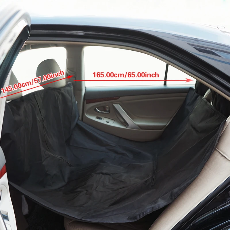 

Environmentally Friendly Fabric Dog Car Seat Cover Waterproof Pet Travel Dog Carrier Hammock Car Rear Back Seat Protector Mat