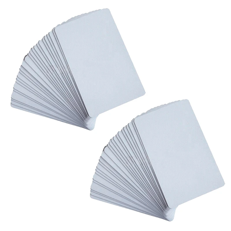 

Hot TTKK 40Pcs NFC Cards White Blank For NTAG215 PVC Tags Waterpoof 504Bytes Chip Sticker