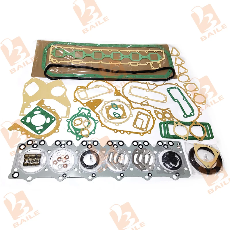D500 Full Gasket Kit Set For Izusu Excavator Parts With Head Gasket