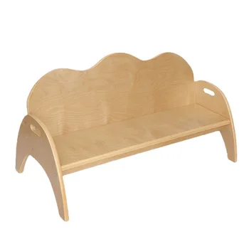 Children Furniture Children's Sofas solid wood kids sofa Nordic simple kindergarten baby sofa kids chair wholesale 103*22*50cm