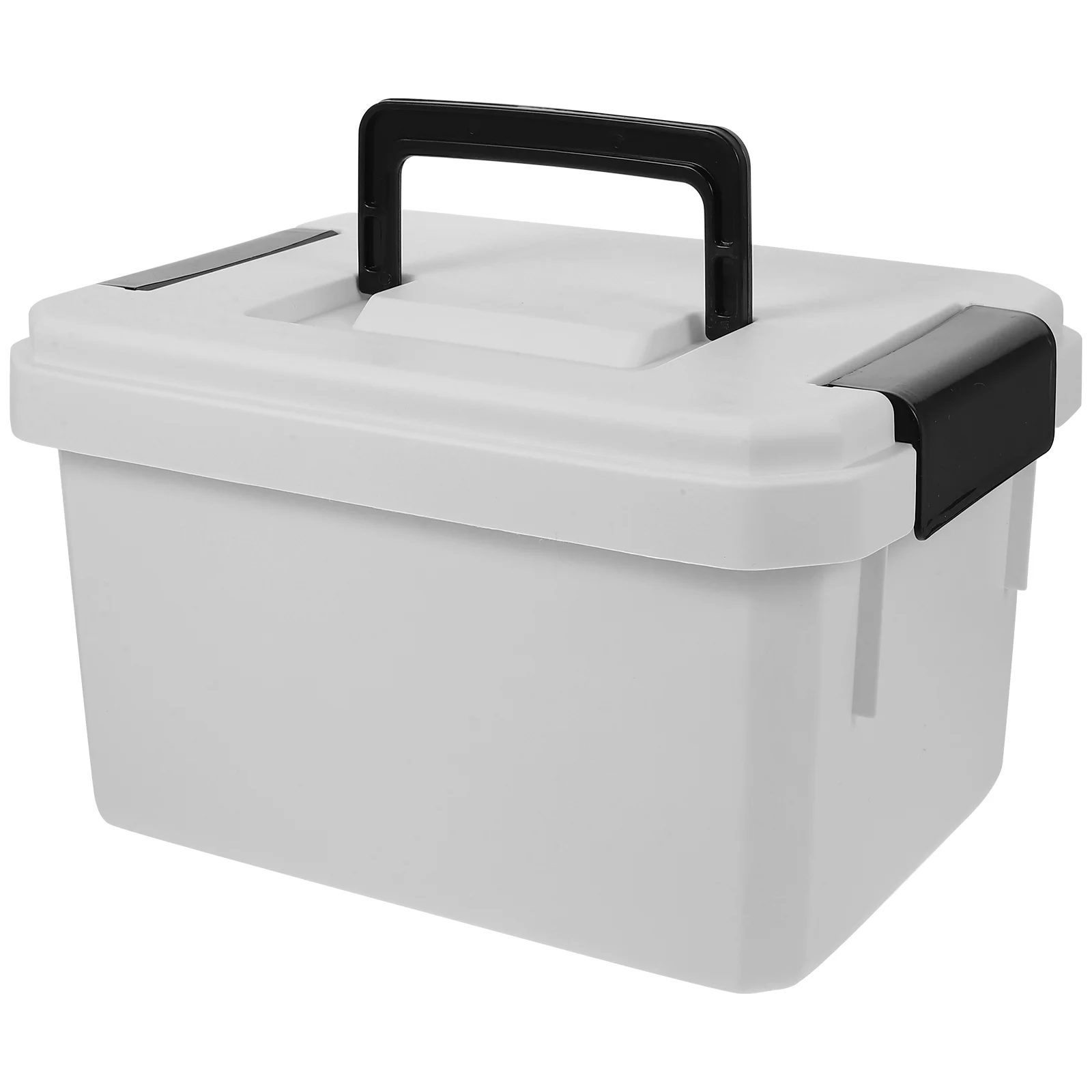 

First Aid Storage Box 2 Layer Medical Storage Containers Tool Box Organizer Compartments