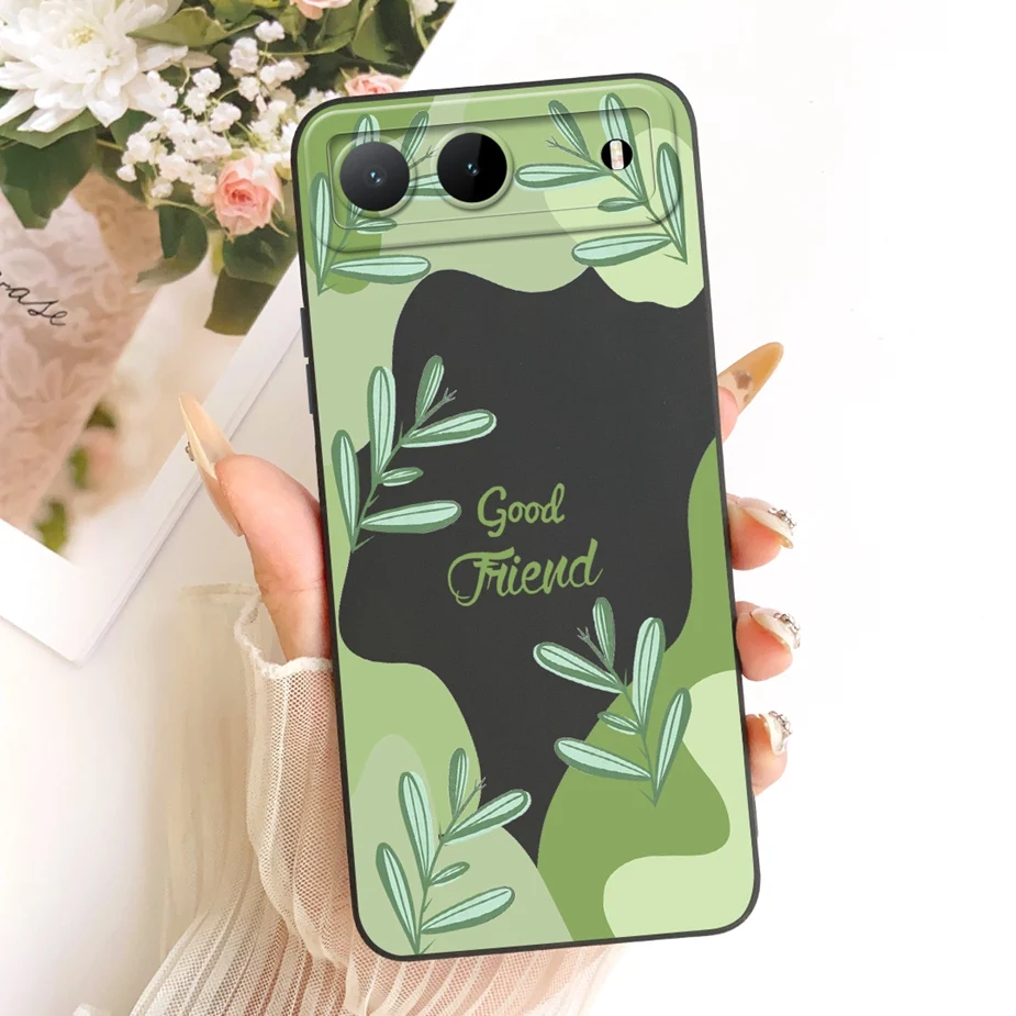 Sunflower Artistic Soft TPU Phone Case - Pretty Girl Design