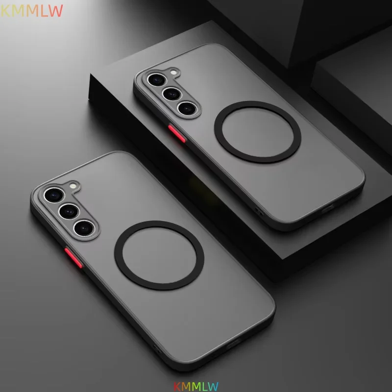 Translucent Matte Magnetic Phone Case Cover