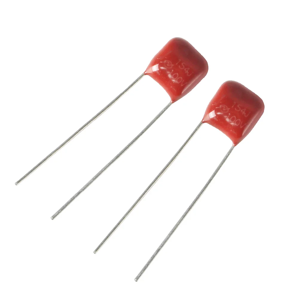 40PCS 100V CBB Capacitors 104J 100nF 154J 150nF 224J 220nF 334J 330nF 474J 470nF Polypropylene Film Capacitor 50pcs 100v capacitor assorted kit 102j 474j polypropylene film capacitor kit 102j 152j 332j 472j 103j 333j 473j 104j 224j 474j