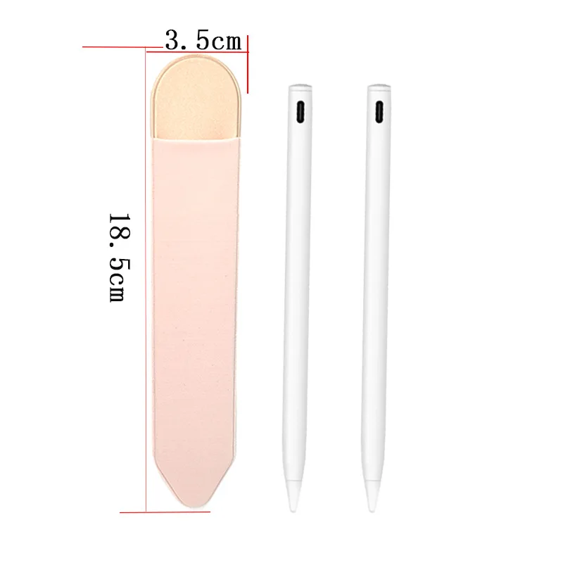 Stylus Holder 4-1pack Universal Sticky Apple IPad IPencil 2 1 Self Adhesive Sleeve Attached Pouch Bag Sleeve Pencil Holder