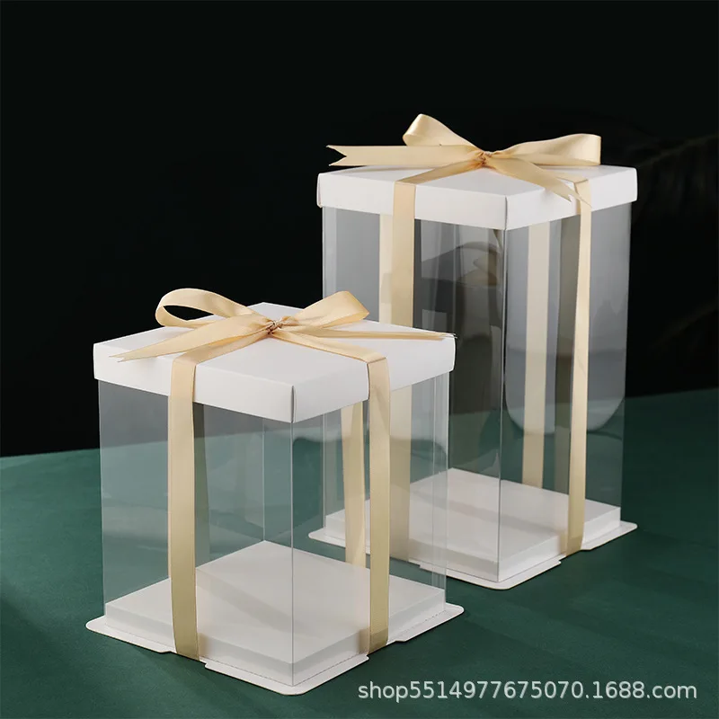 Cajas De Regalo Transparentes Para Panadería 25 Unidades | Meses Sin