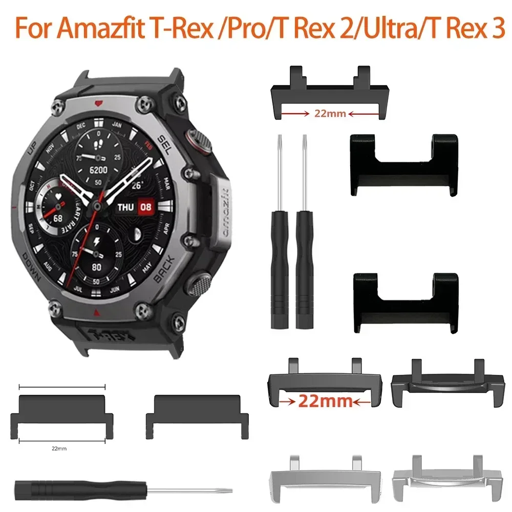Enhanced Metal Connector with Tool for Smartwatch Strap Adapter