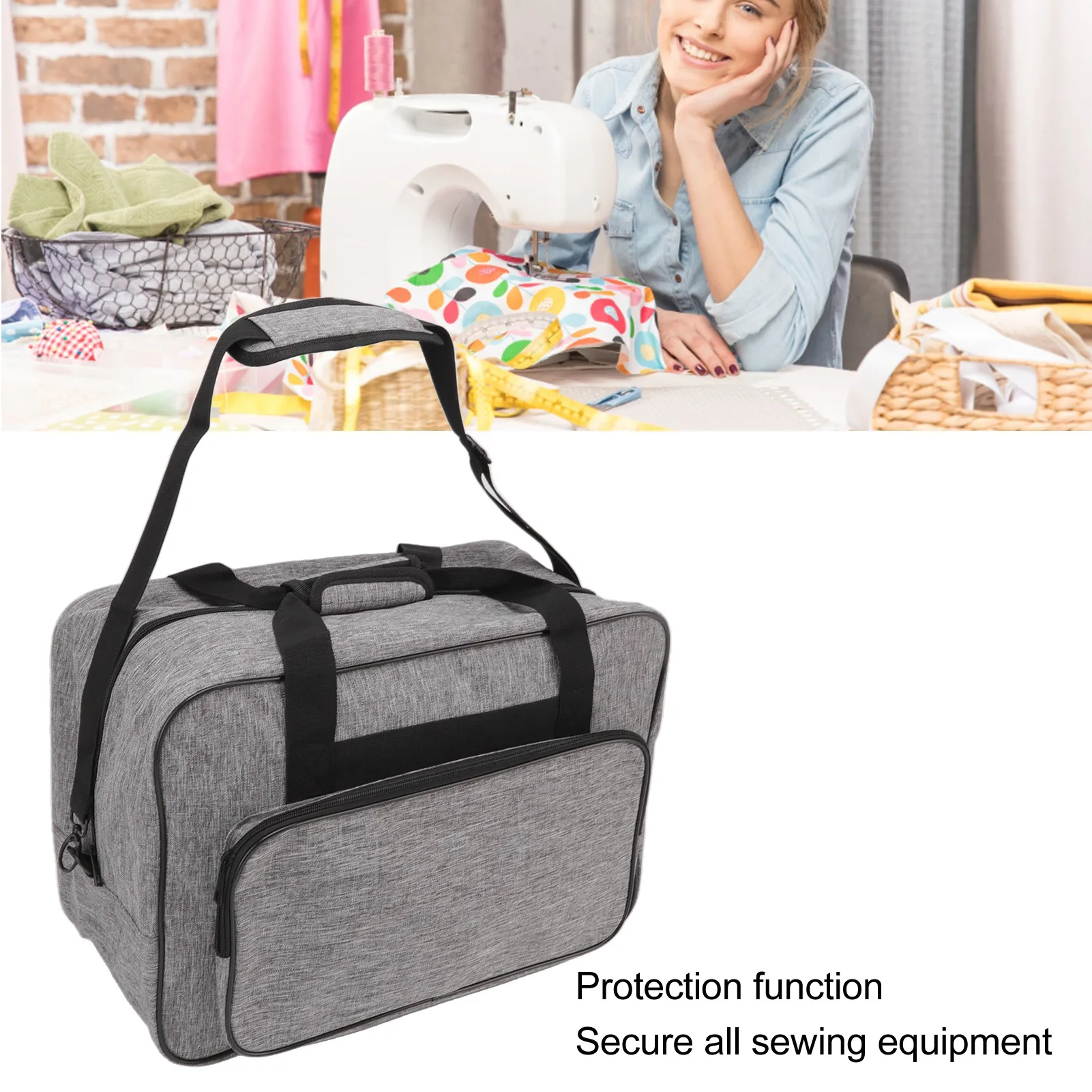 Sewing Machine Bag Sewing Machine Storage Bag Portable Tote Carrying Handbag