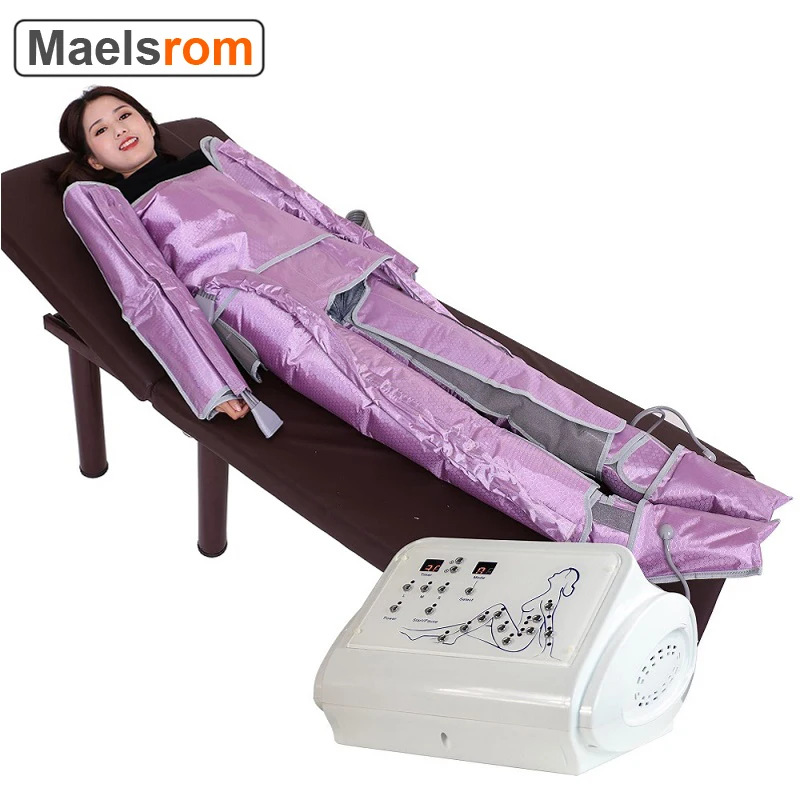 Upgrade Pressotherapy Air pPressure Massage Machine Lymphatic Drainage Machine And body Leg Arm Massager With LCD Monitor samdi wooden stand all in one machine monitor laptop holder strong bearing capacity stable wooden bracket replacement for imac