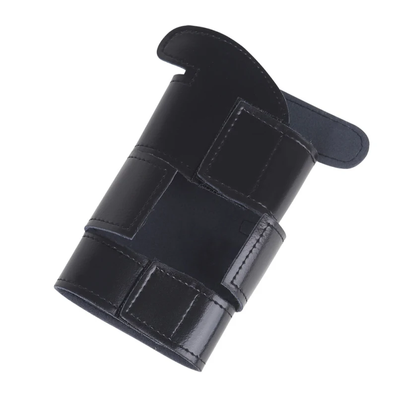 Trumpet Valve Guard PU Leather Protective Sleeve Protector For Trumpet Black trumpet protective cover