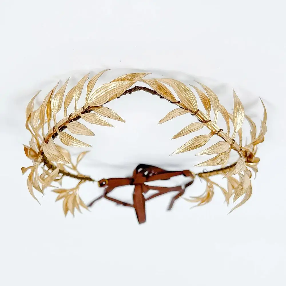 Couronne de laurier grecque dorée
