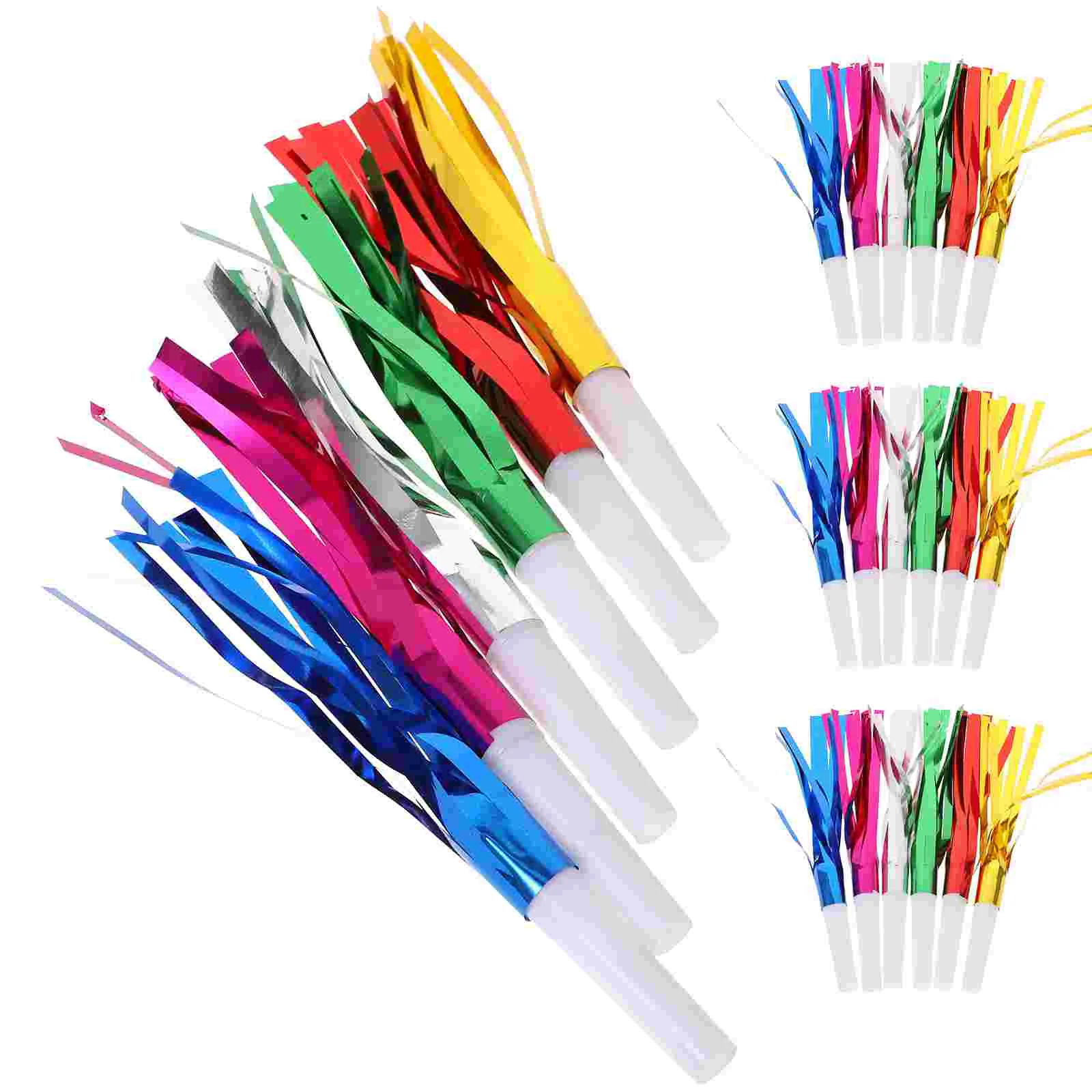 

Party Favor Blower Metallic Blowout Noise Makers Air Noisemaker Child Fringed Whistle