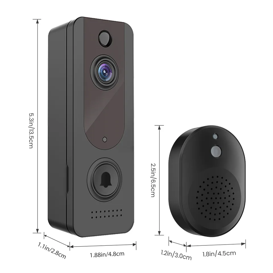 Smart Video Doorbell Camera with Night Vision
