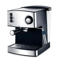 220V 850W 15Bar 1.6L Home Automatic Small Multi-function Steam Pump Pressure Type Double Cup Cream Making Espresso Machine 1