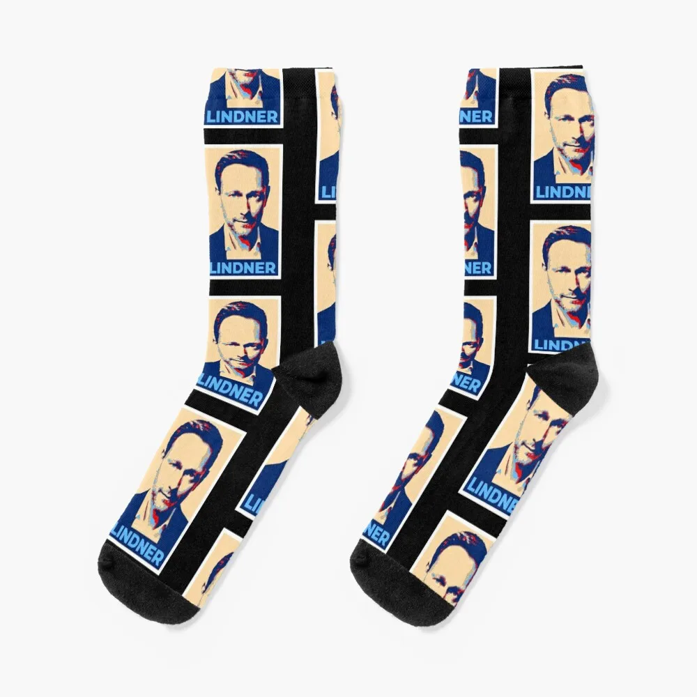 Legend CHRISTIAN LINDNER - Minister of Finance Socks valentine gift ideas Run with print Men Socks Luxury Brand Women's christian louboutin