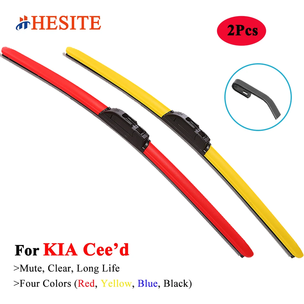 Hesite Colorful Windshield Wiper Blades For Kia Ceed Ed Jd Ce Hatchback