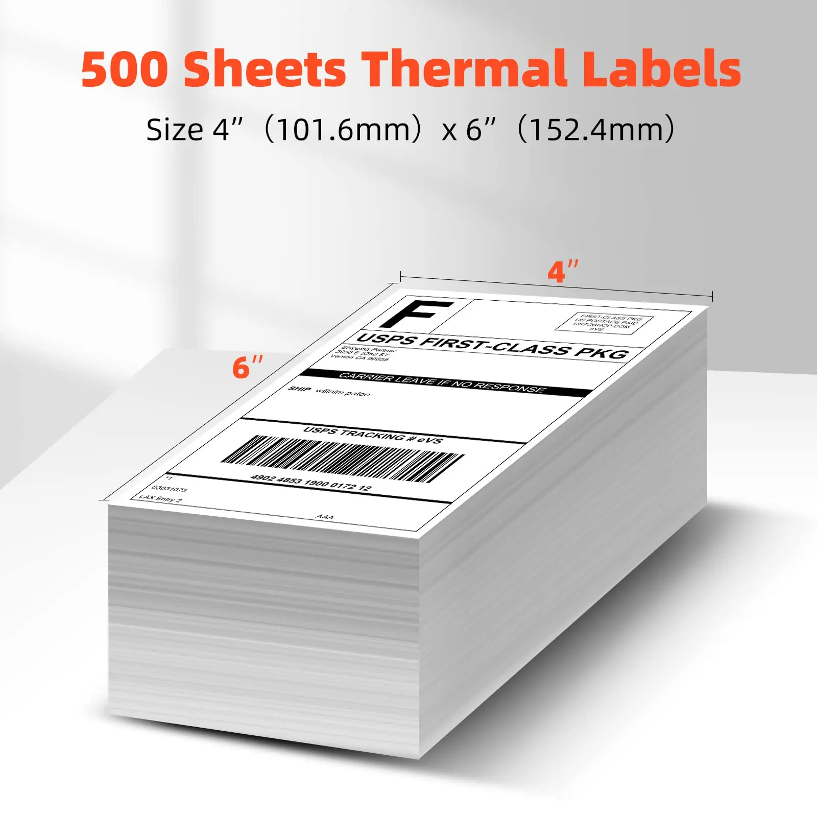 autocollant thermique pièces note de billet de voie compatible avec imprimante