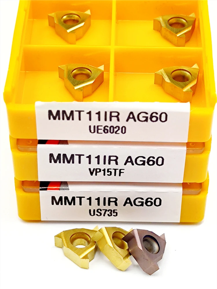

MMT11IR AG60 VP15TF US735 UE6020 Milling Cutter Tool MMT High Quality Original Cemented Carbide Blade