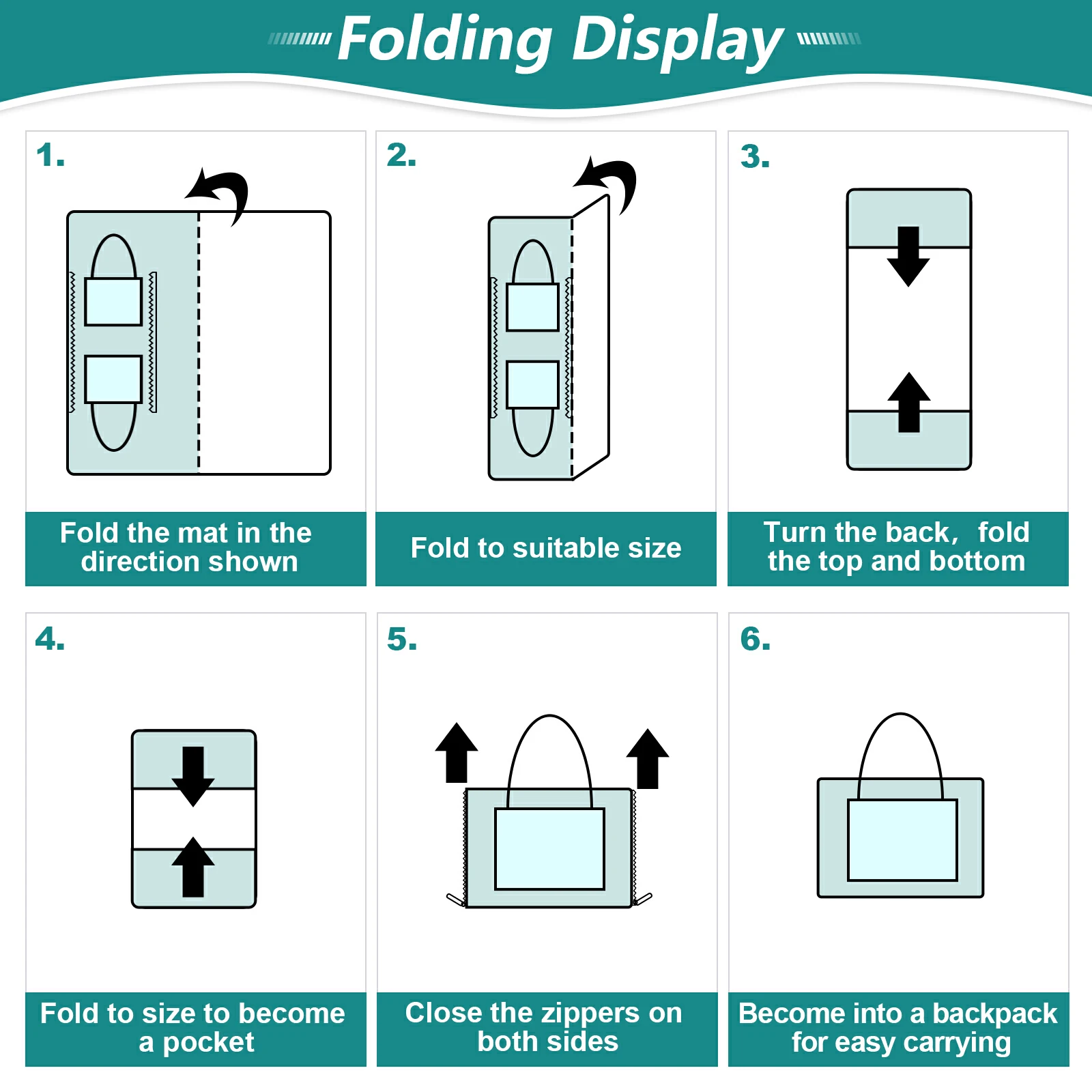 Foldable Portable Picnic Blanket Back of the Mat Waterproof Sandproof Foldable Portable Picnic Blanket Beach images