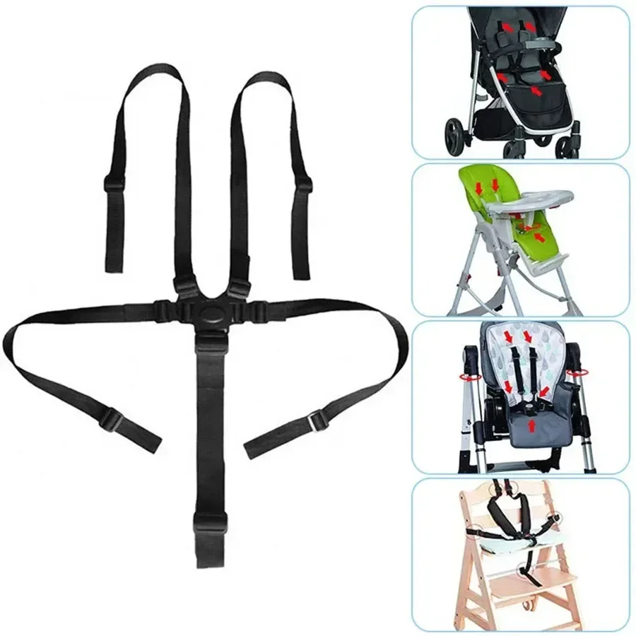 Toddler Protection Five Points Baby Safety Belts Lunch Seat Car Sleeping Fixed Belts Universal Belt Baby Stroller Accessories