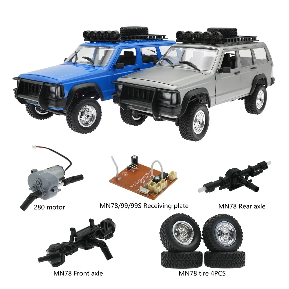 【メタルパーツ付】MN78 1/12 ジープ RC MN78 1/12 RC Car Cherokee Model 2.4G Off Road 4X4 Remote