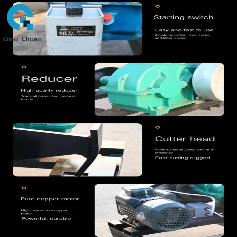 Electric Wood Splitter Household Rural Automatic Firewood Splitter