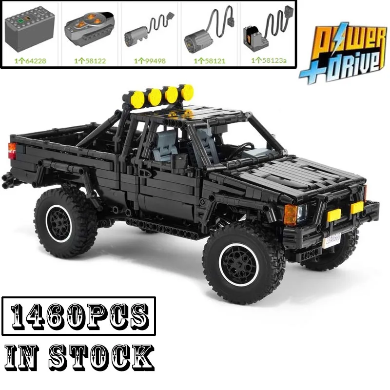 

New 4x4 SR5 Xtracab Truck Hilux Pickup MOC-112058 Building Blocks Bricks DIY Assembly Model Creative Display Toys Birthday Gifts