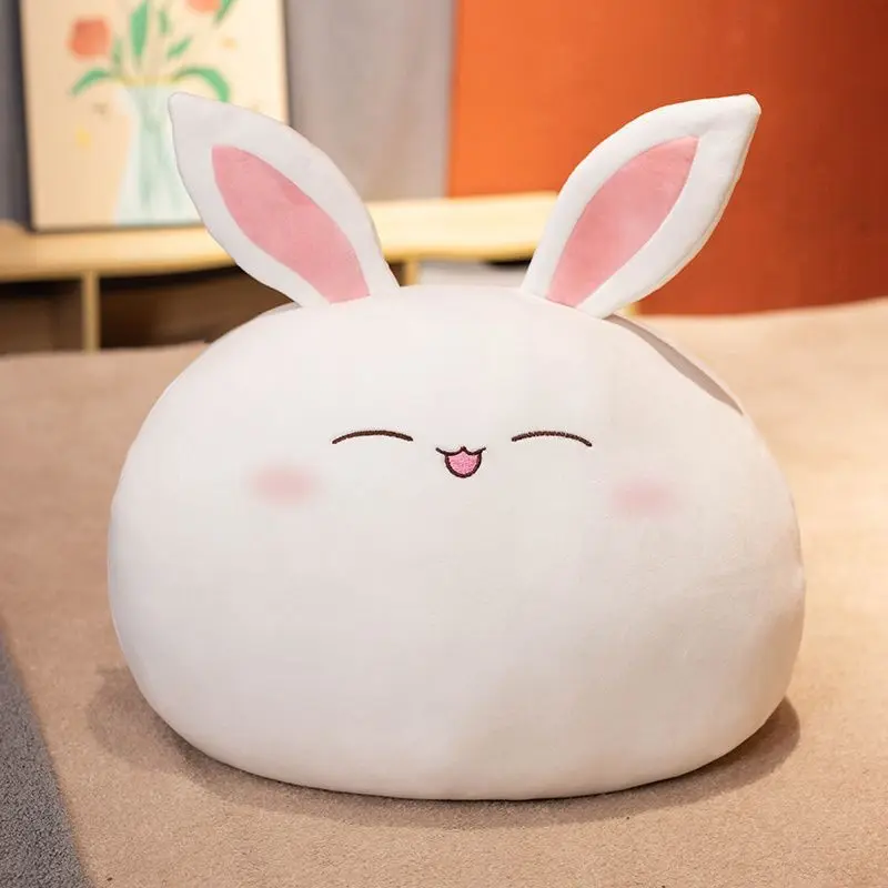 

Cute soft bunny pillow dumplings cute dough girls sleeping pillow cushion sofa bedroom