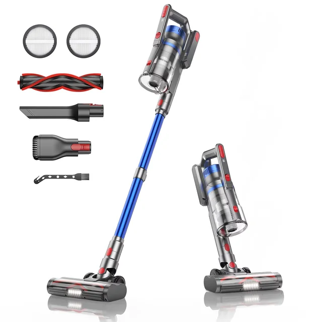 Buture JR500 Cordless Vacuum Cleaners Handheld 55 Mins 36000PA Suction Power Home Appliance 1.2L Dust Cup Removable Battery 1