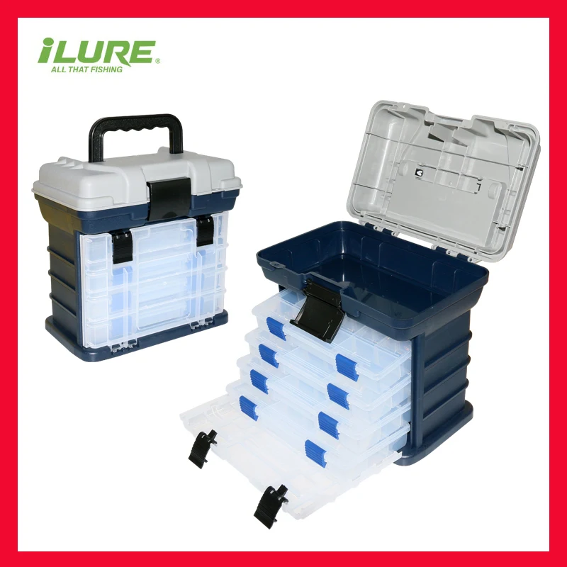 Fishing Lure Box Multi-layer Multi-functional Large Capacity Lure Toolbox  Portable Fishing Tackle Storage Case - AliExpress