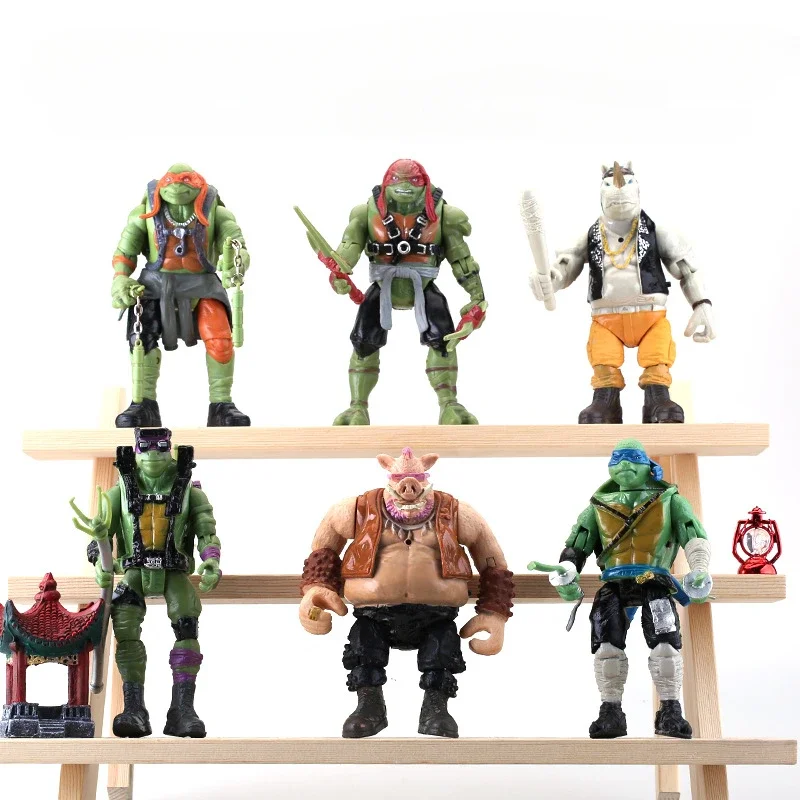 

New Teenage Mutant Ninja Turtles Action Figures Film Anime Large Size Tmnt Figures Pendant Joint Movable Model Boys Toy Gifts