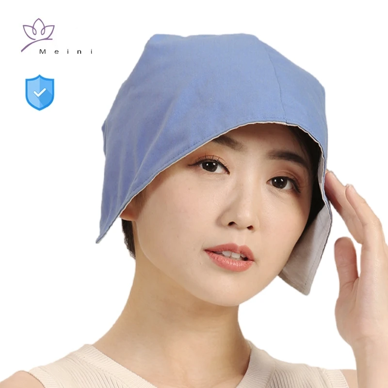 실제 전자기 방사선 보호 금속 섬유 캡, 전력 산업 데이터 센터, 신에너지 차량 EMR 차폐 캡