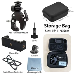 Universal 360° Handlebar Tripod Mount for Action Cameras and Accessories