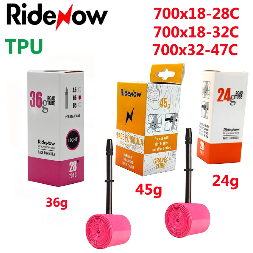 Ridenow tpu自転車インナーチューブ700 × 18 23 25 28 32 35 37 40 47C道路自転車タイヤ45/65/85ミリメートルフレンチバルブmtbバイク29 × 1 Ridenow tpu自転車インナーチューブ700 × 18 23 25 28 32 35 37 40 47C道路自転車タイヤ45/65/85ミリメートルフレンチバルブmtbバイク29 × 1