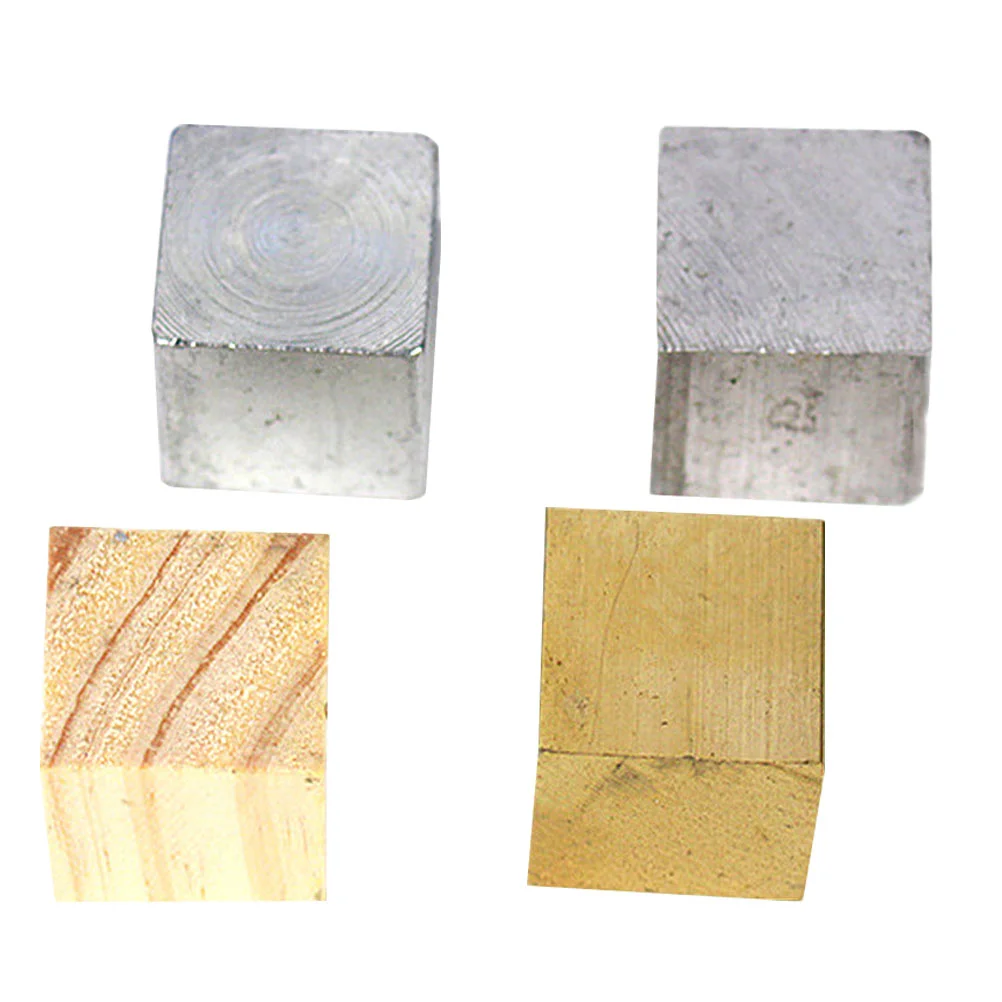 Metal Block Density Cubes Set Physical Experiment Equipment Physics Teaching Instrument Educational Supplies School 4 Pcs